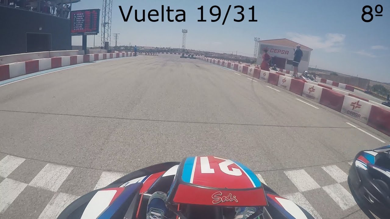 [HD] GP6 La Mancha Karting Club 2017 ANGEL BURGUEÑO - Resumen + 55 Kg