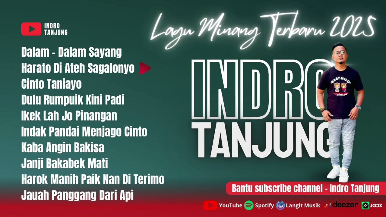 Lagu Minang Sedih Terbaru 2025 #indrotanjung #laguminang #2025