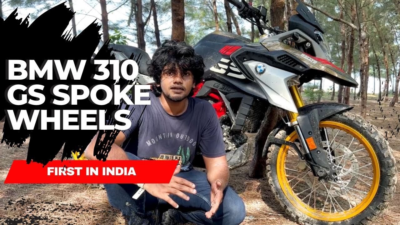 First time in India BMW 310 Gs spoke wheels
