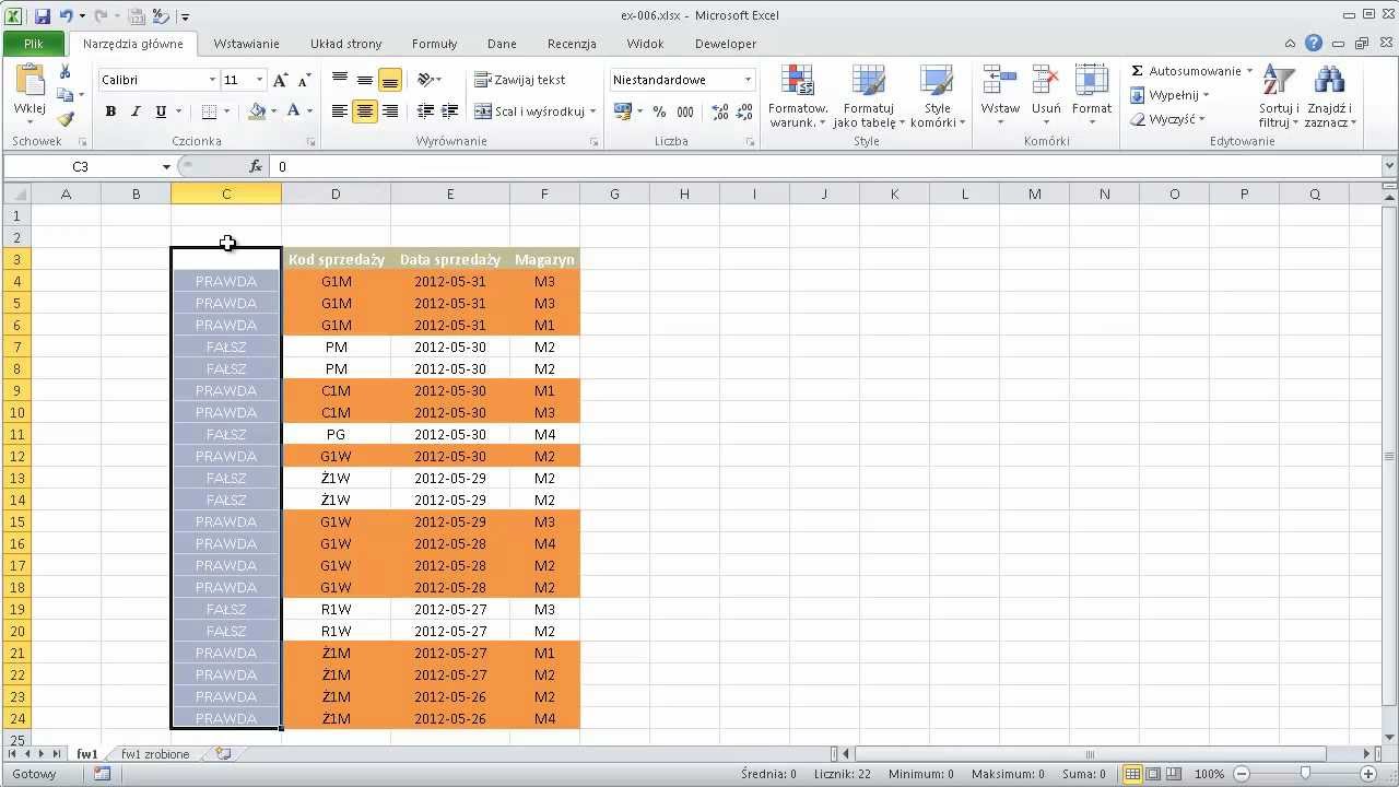 excel-006 — Поочередное окрашивание групп строк — формула условного форматирования