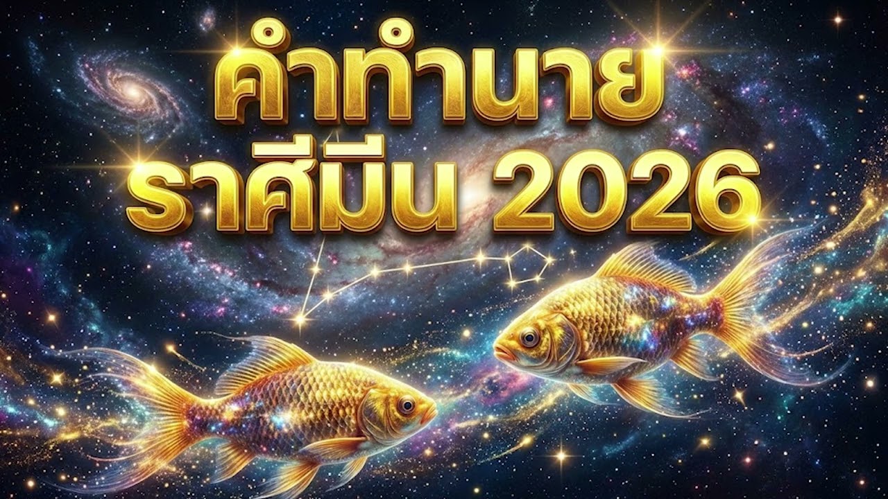 คำทำนายราศีมีน 2026 พ้นเคราะห์ใหญ่ สิ่งดีๆ กำลังจะวิ่งเข้าหา