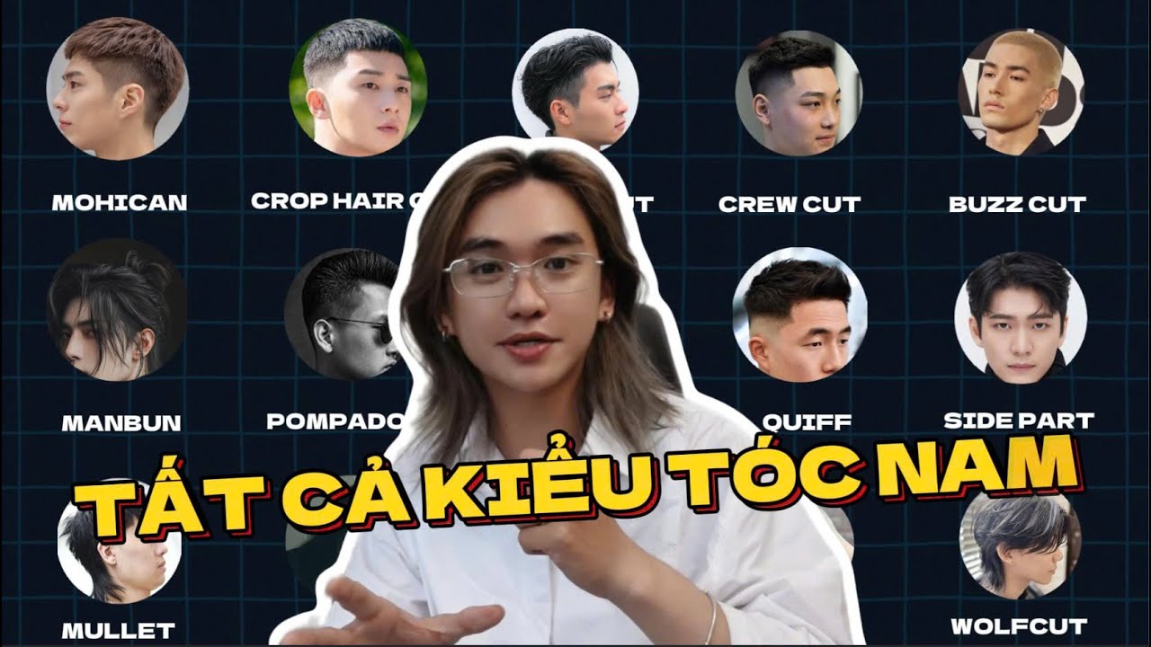 TẤT CẢ các kiểu tóc Nam giới ở Việt Nam trong 12 phút #toantoctai