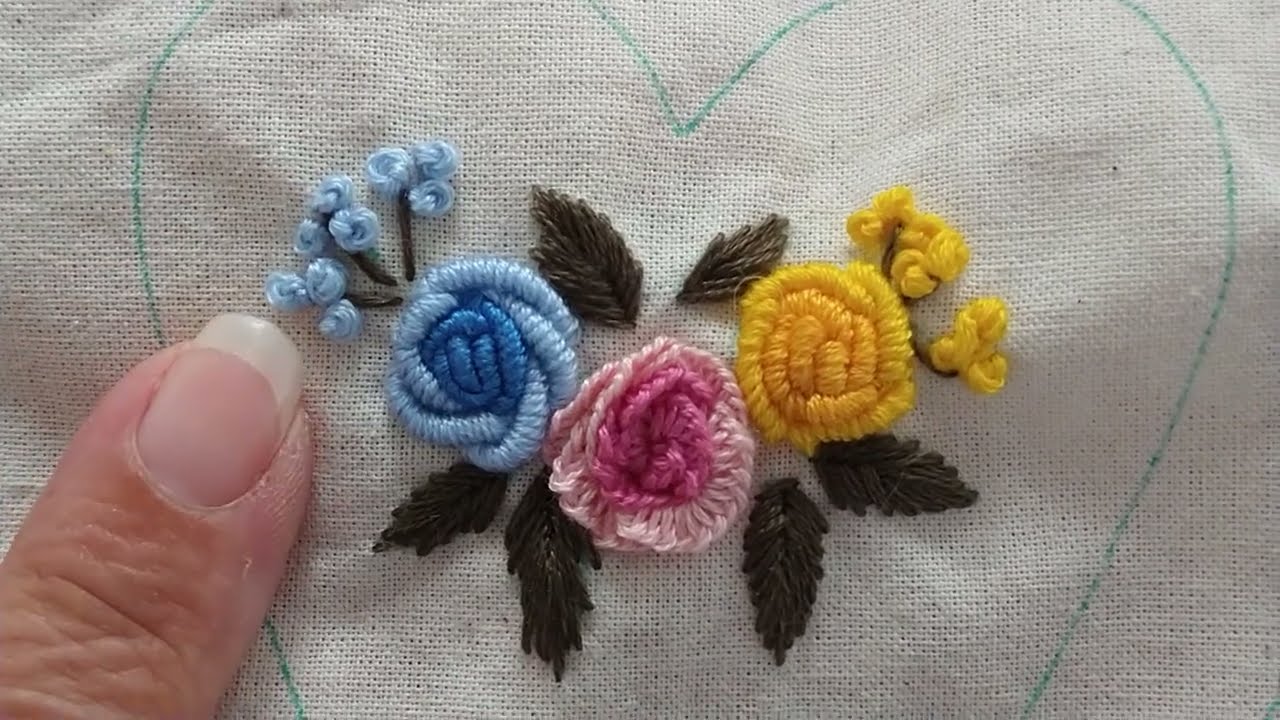 Rosa em rococó, Rose in rococo stitch