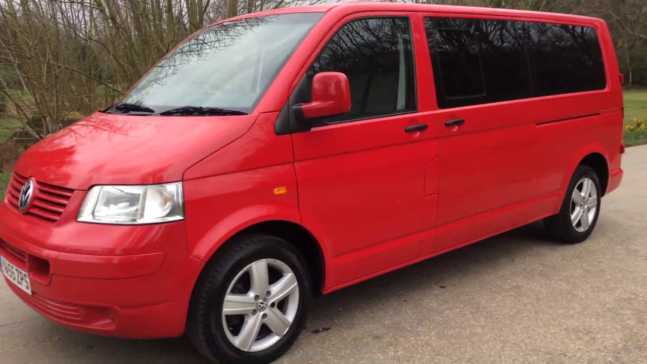 VW 2006 T5 Transporter 1.9 Tdi LWB kombi 6 seat with Air Con