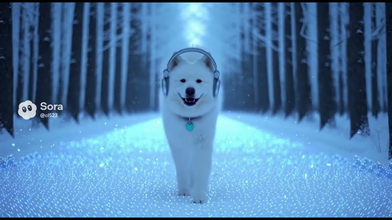Walk With Yuki 🌙 A Calm Blue Forest Walk for Focus, Study & Relaxation