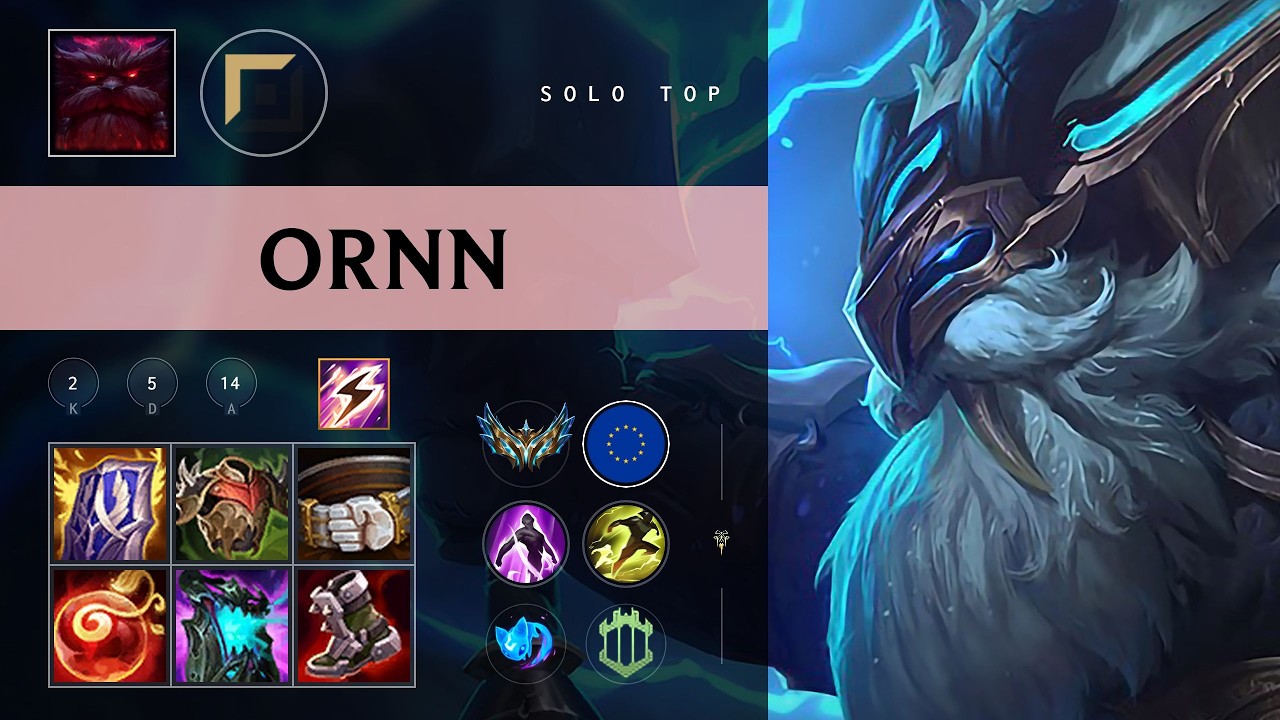 Ornn Top vs Aatrox - EUW Challenger Patch 26.10