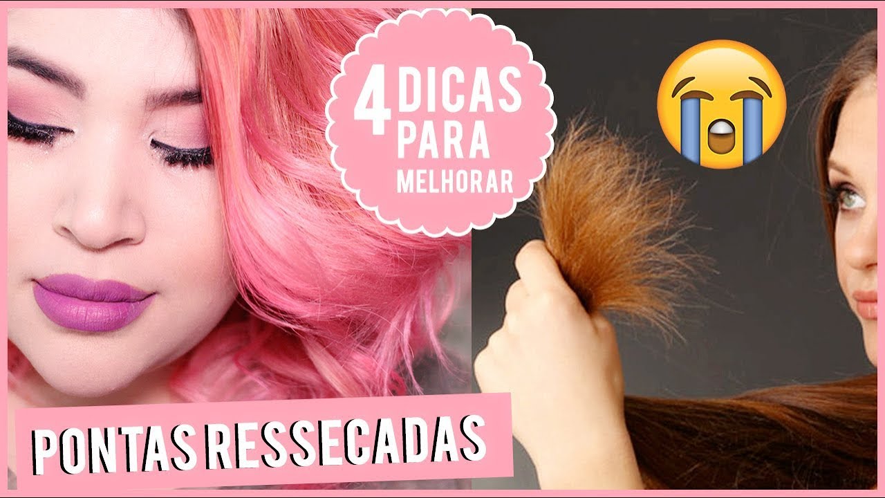💇 4 DICAS para melhorar  PONTAS RESSECADAS E QUEBRADIÇAS 💇