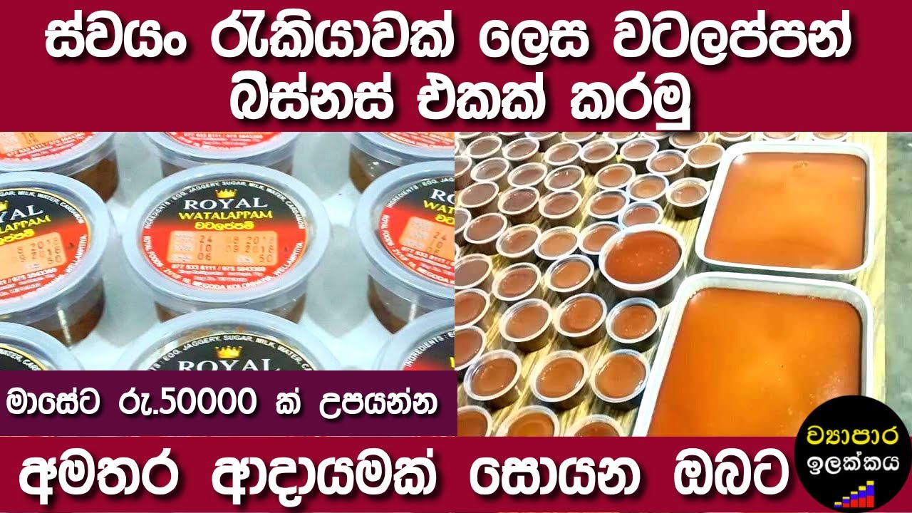 ඔබගේ ජීවිතයම වෙනස් කරන්න පුළුවන් බිස්නස් එක | watalappan business