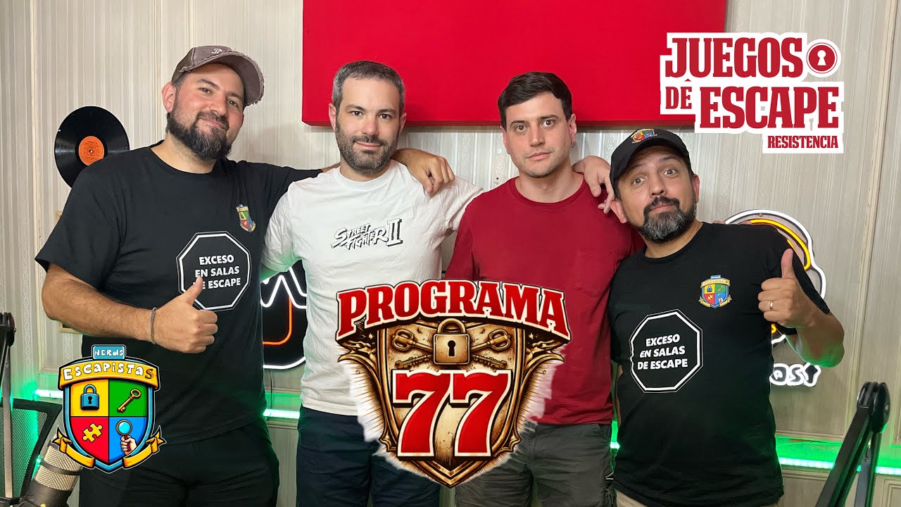 77 - Programa Nerds Escapistas - Fran y Fede de Juegos de Escape Resistencia🎙️
