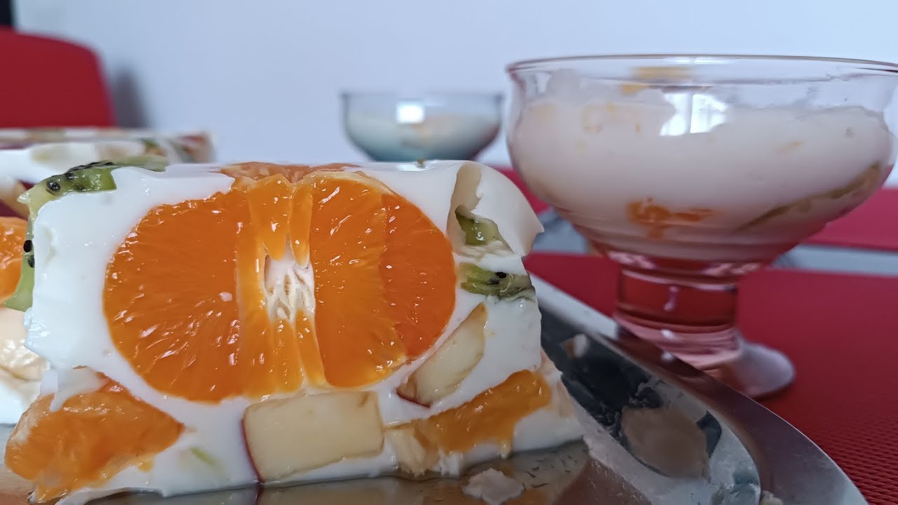 Nur Milch und Obst! Ein k&ouml;stliches und gesundes Dessert in 5 Minuten! @_Leckere_Rezepte