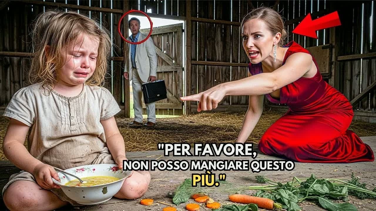 Bambina Pianse e Sussurrò 'Non Posso Mangiare Questo Più' Improvisamente Entrò il Milionario e D