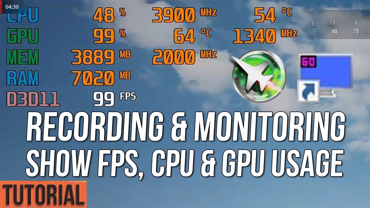 Tutorial Record & Menampilkan FPS, CPU & GPU Usage pada Games! - Windows 10 Only $14