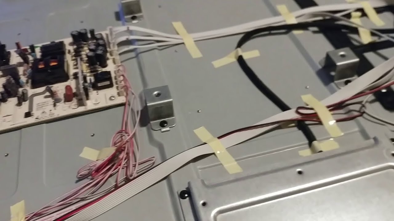How to fix ELEMENT LED TV no picture no backlights has sound