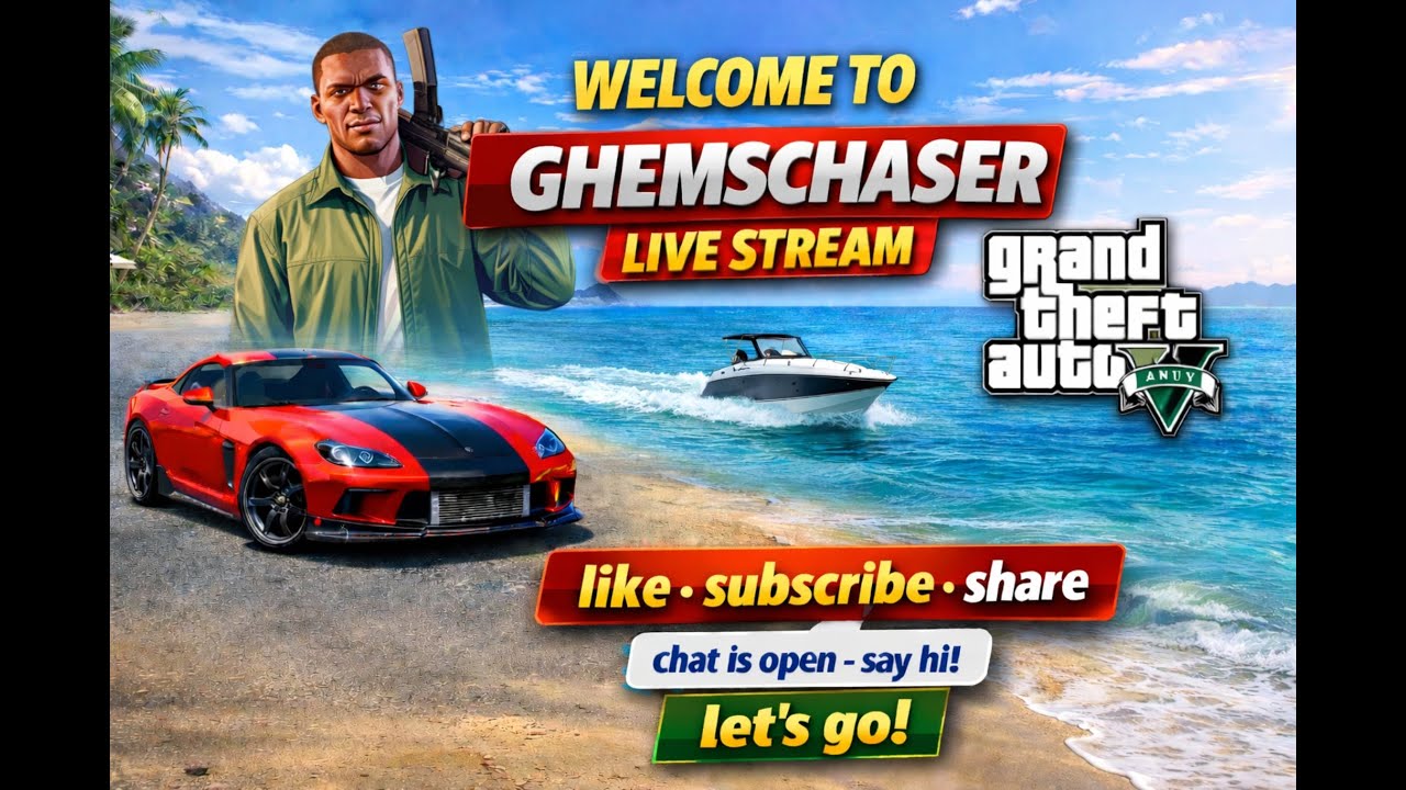 GhemsChaser | GTA 5 Live Stream 🚨 with voice over 