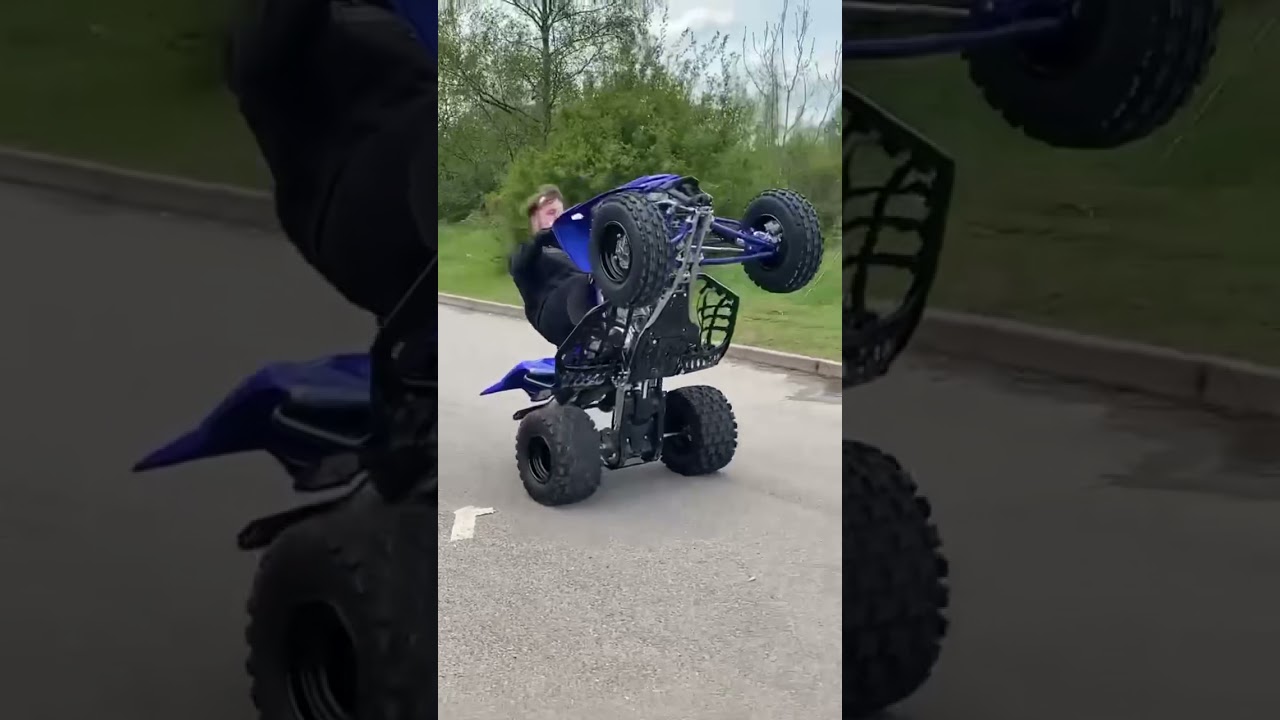 🏍 QUAD WHEELIE AND SCRAPE 🏍