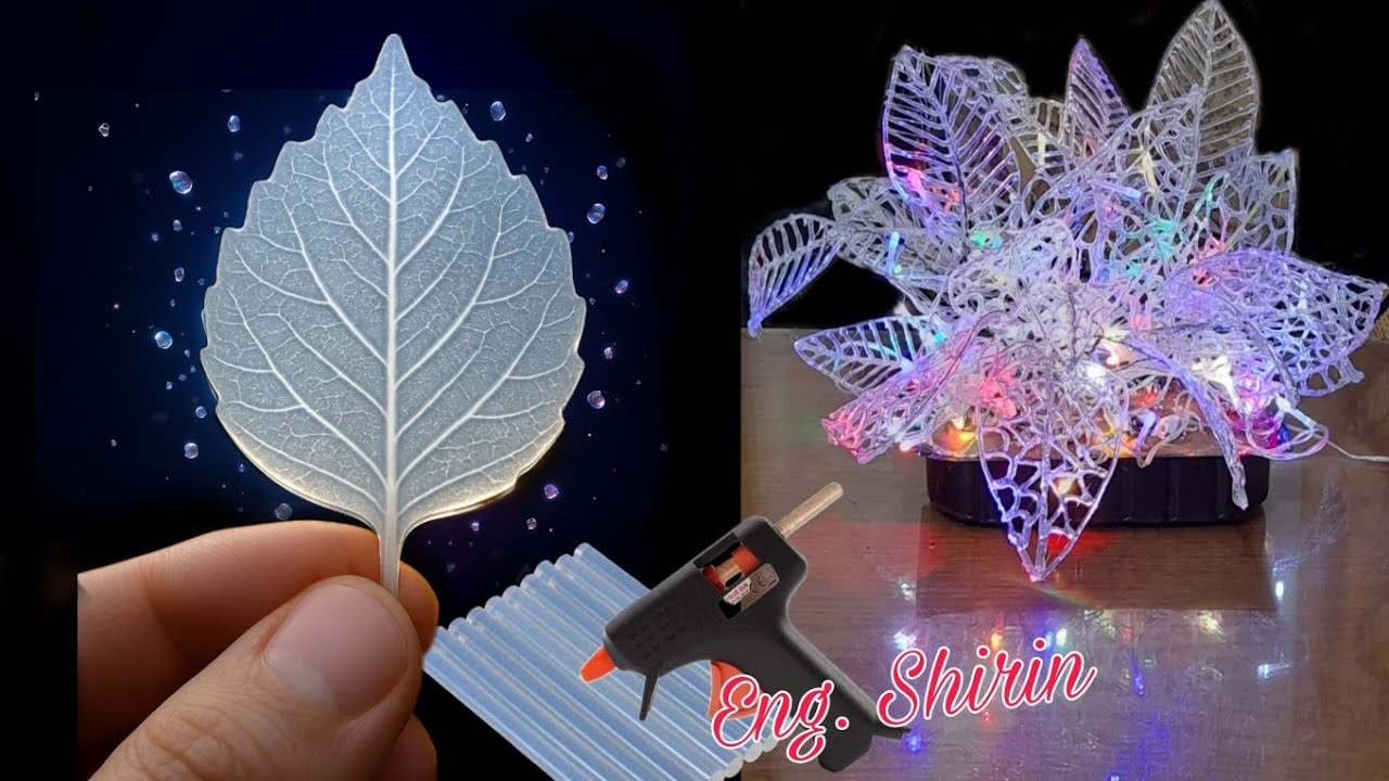 أوراق 🌿 سيليكون تتوهج في الظلام ⬅️ Stylish DIY decoration: glow-in-the-dark silicone leaves