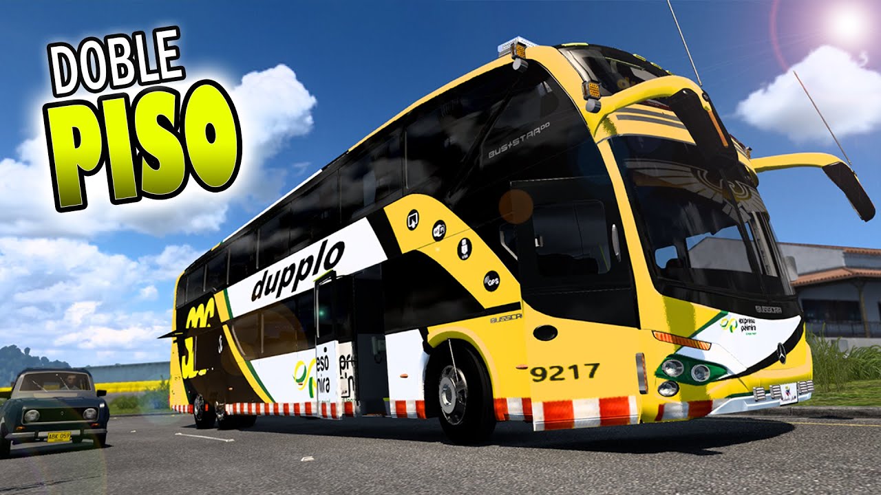 Busscar Bustar S1 Bus Doble Piso  | Mods Ats 1.42