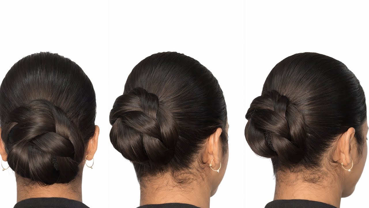 Stylish Juda Hairstyle For Long Hair || Beautiful Braided Juda Bun Hairstyle For Ladies 