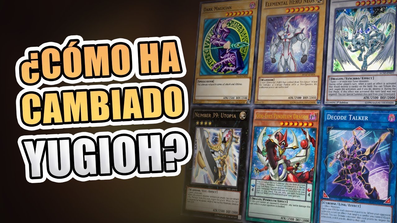 ¿Cómo ha cambiado YUGIOH?