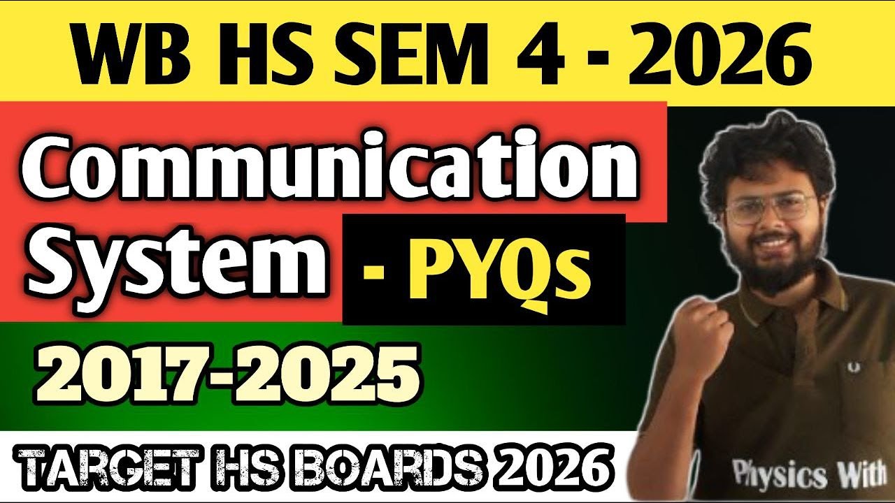 Target Sem 4 2026 : COMMUNICATION SYSTEM - Last 10 years PYQs !!🔥🔥❤️❤️