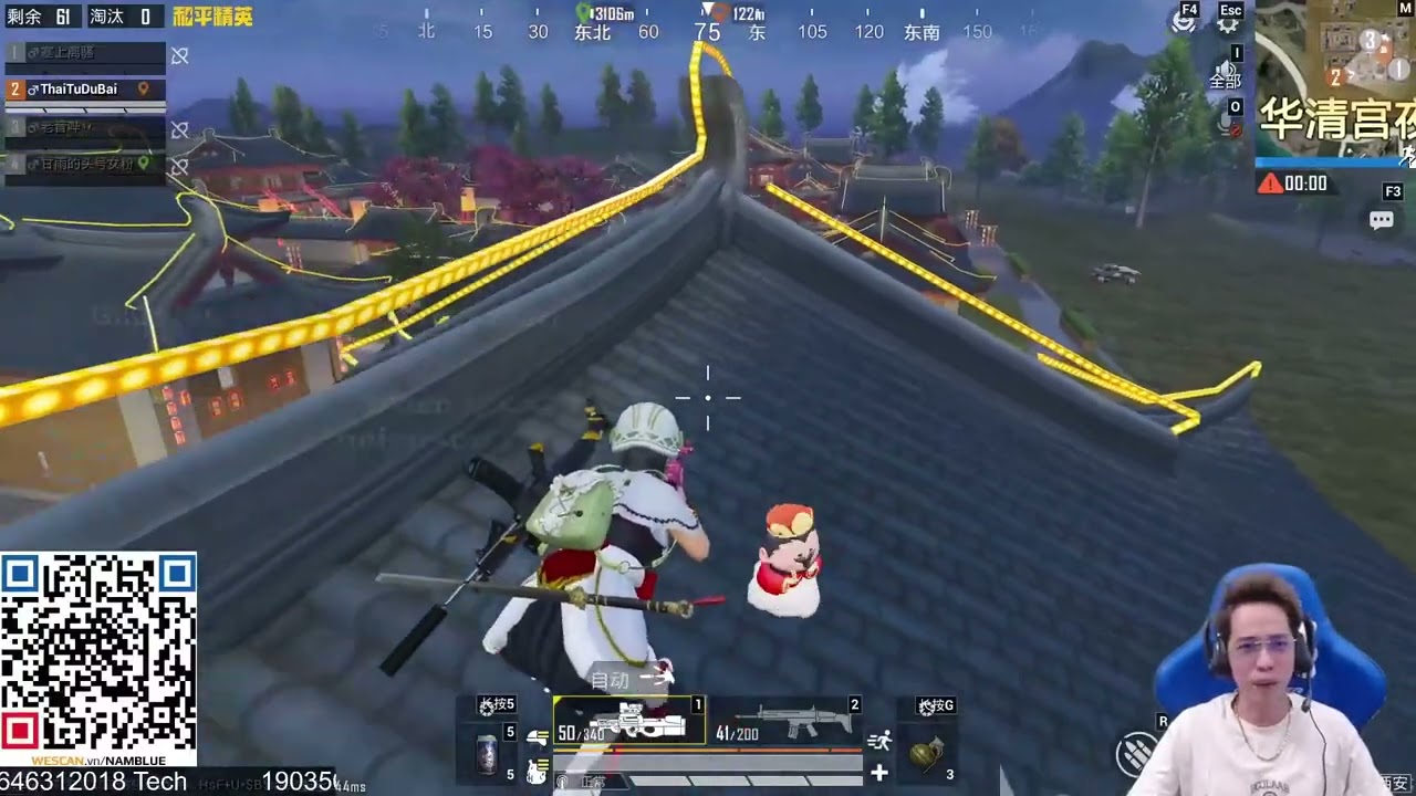 Nam Blue | NAM BLUE CANH GÓC BO CUỐI LỰA VỊ TRÍ ĐẸP 1 CÂN 2 | PUBG Mobile