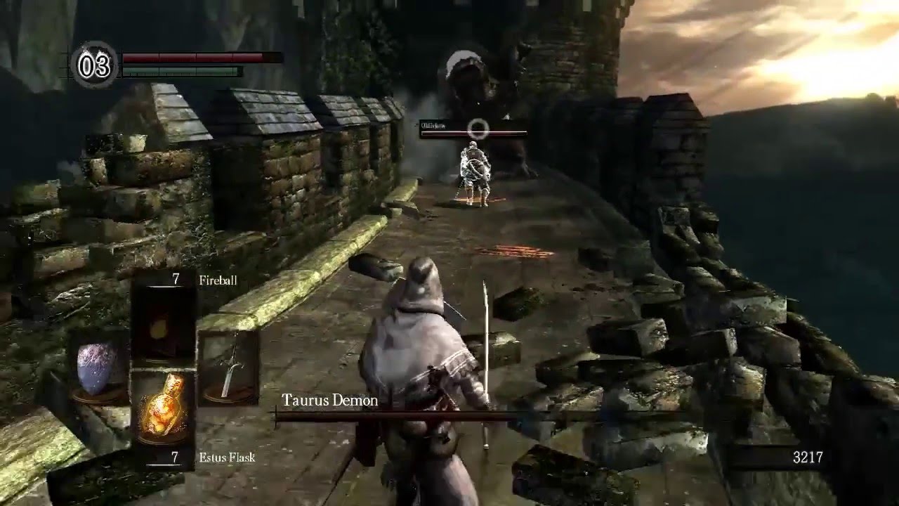 Dark Souls Co-op #1 - Taurus Demon