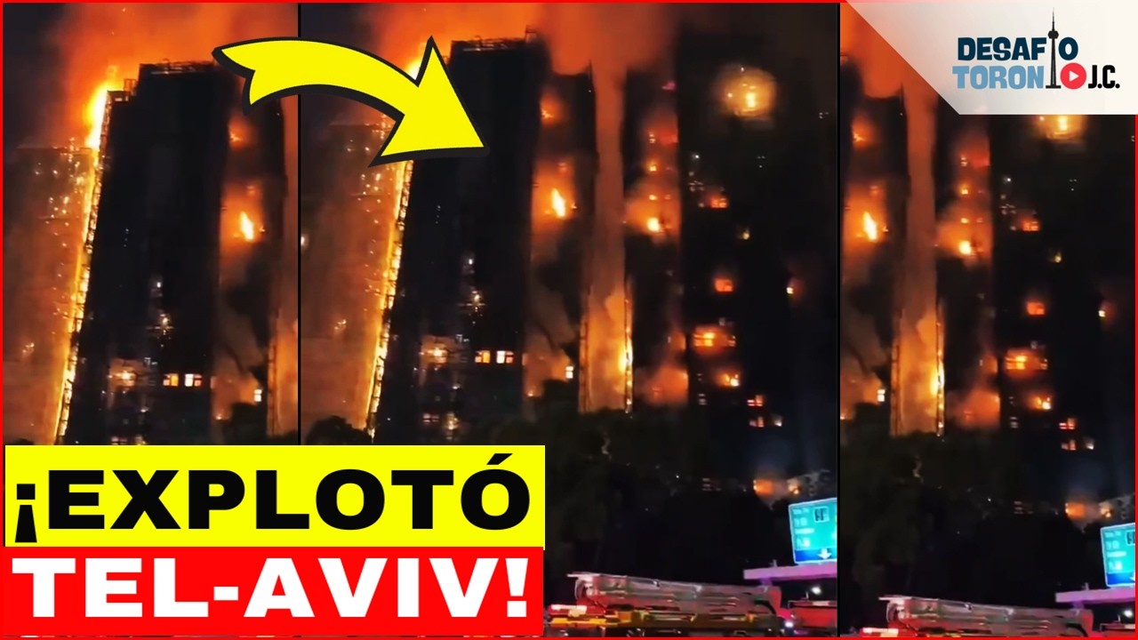 ¡INFIERNO en el  CORAZÓN de ISRAEL! Irán GOLPEA con OLAS Masivas de Misiles | DesafioTorontoJC
