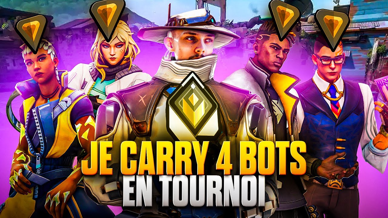 4 BRONZES ET 1 RADIANT… ON TENTE DE GAGNER UN TOURNOI VALORANT !