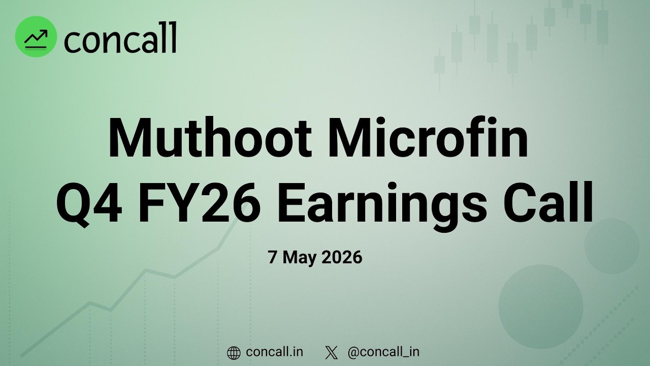 Muthoot Microfin Q4 FY26 Earnings Conference Call | Concall.in
