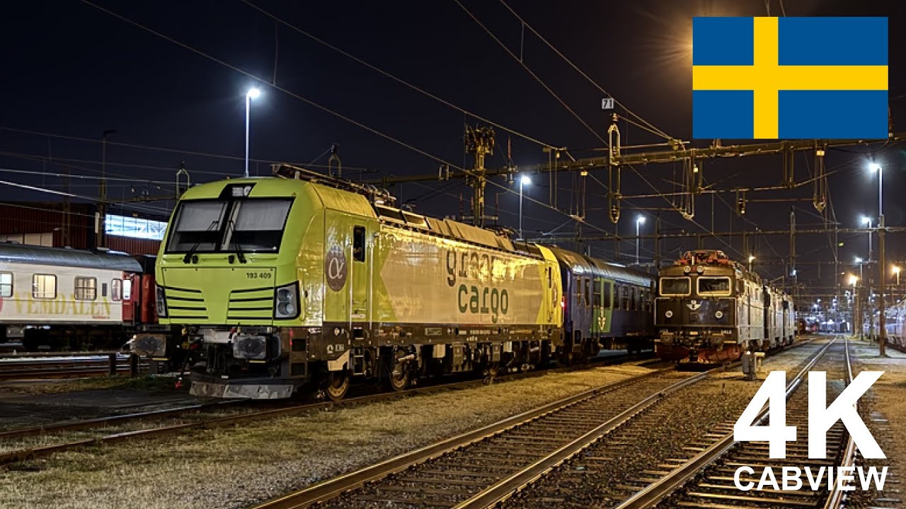 TO THE SILVER MINES OF SWEDEN - 4K CABVIEW (Linköping to Sala)