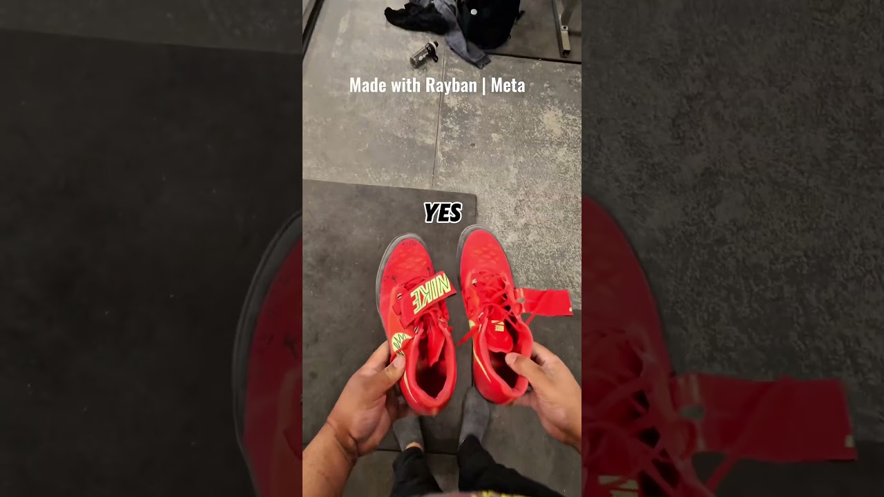 Do you need throwing shoes? #thrower @raybanmeta #raybanmetapartner ￼