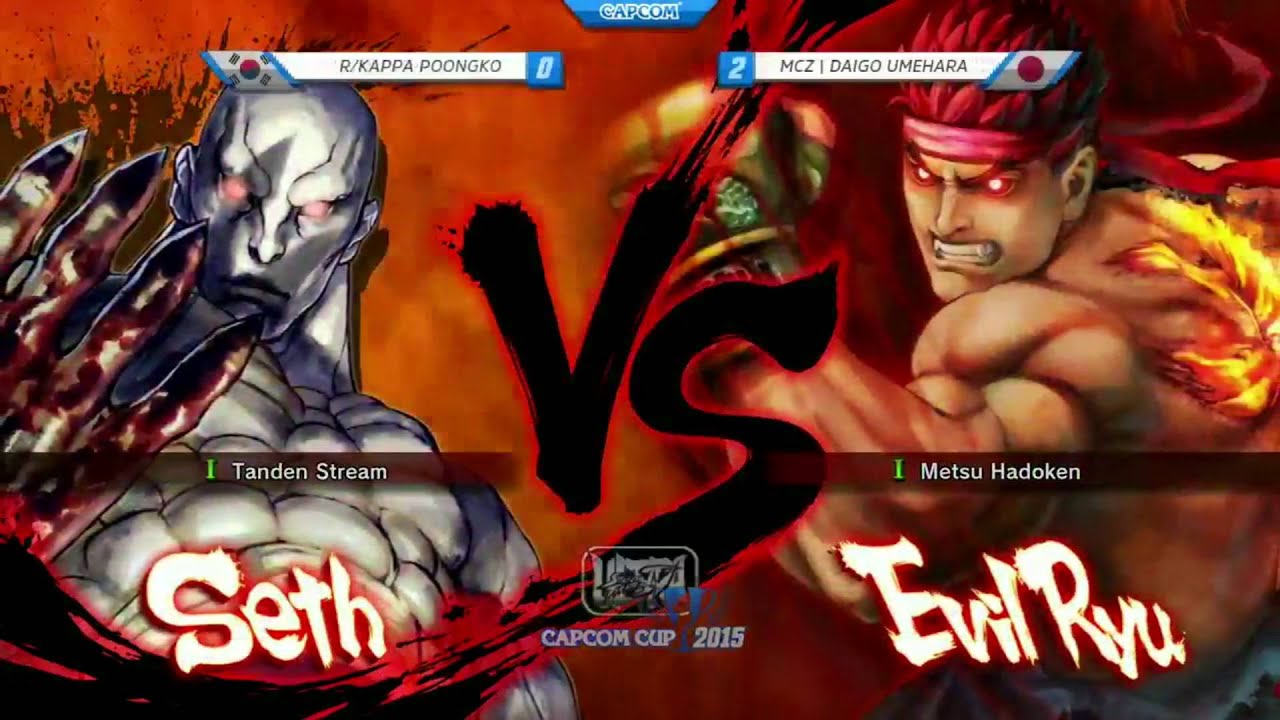 USFIV - Poongko [Seth] x Daigo Umehara [Evil Ryu] - Losers Semi Finals - Capcom Cup 2015