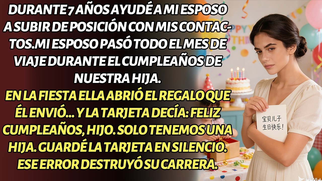 MI HIJA ABRIÓ SU REGALO DE CUMPLEAÑOS… Y LA TARJETA DECÍA “FELIZ CUMPLEAÑOS, HIJO”.