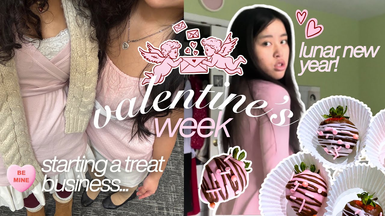 💌 🏹SCHOOLGIRL DIARIES: starting a treat biz, lunar new year, valentine's ootd