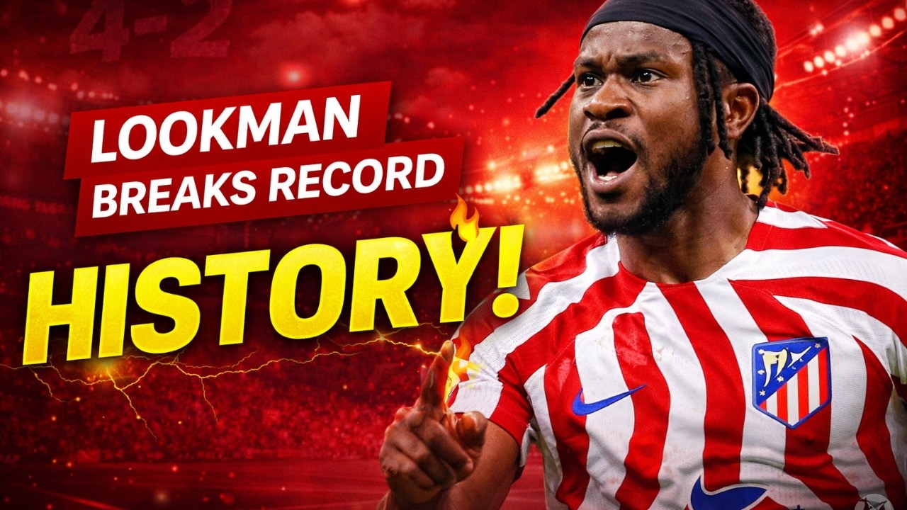Lookman Sets New Record After Atletico Madrid’s Stunning 4 2 Win!