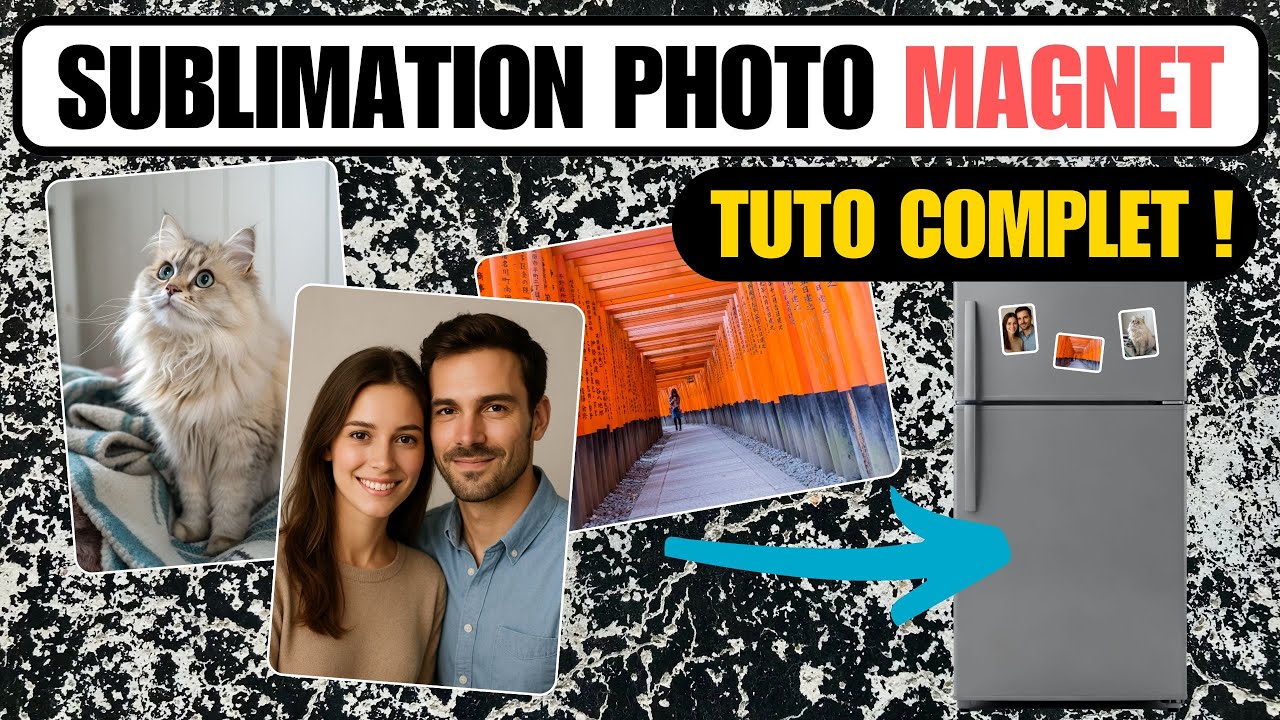 Sublimation sur Magnet Facile : Tuto Complet pour Débutants
