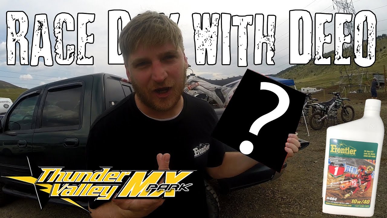 RACE DAY at THUNDER VALLEY with DeeO! - Frontier Lubricants | Motocross Race - 9/10/2017 SRAC