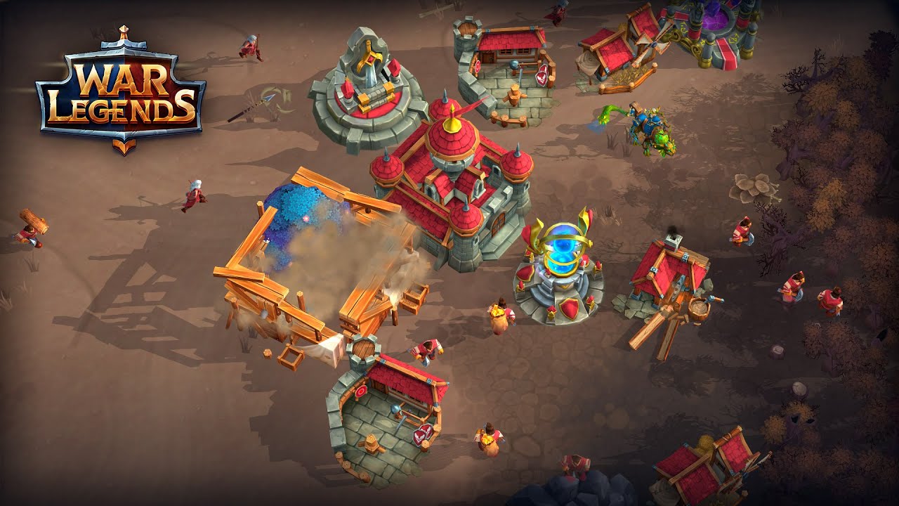 Playing Against a TOP-1 Guy 🛡️ War Legends Gameplay - CLASSIC RTS on Mobile