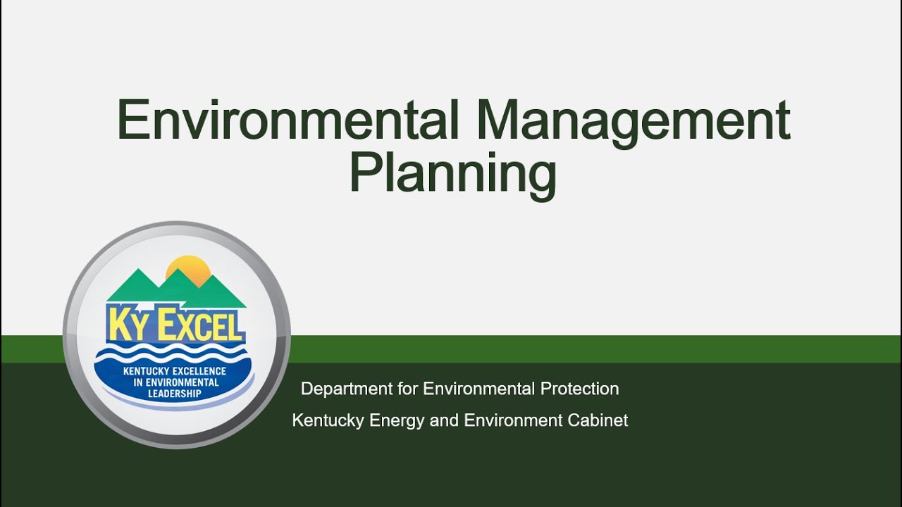 Environmental Management Planning