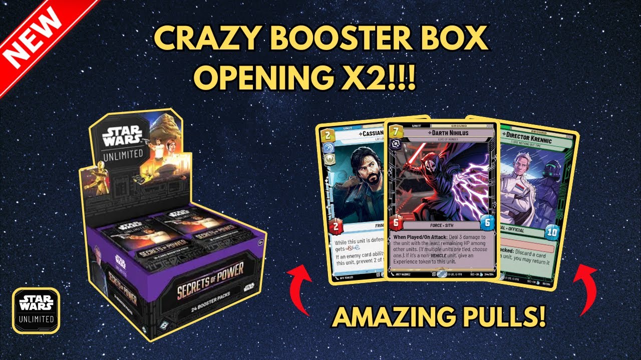 Secrets of Power Booster Box Opening! | Star Wars Unlimited