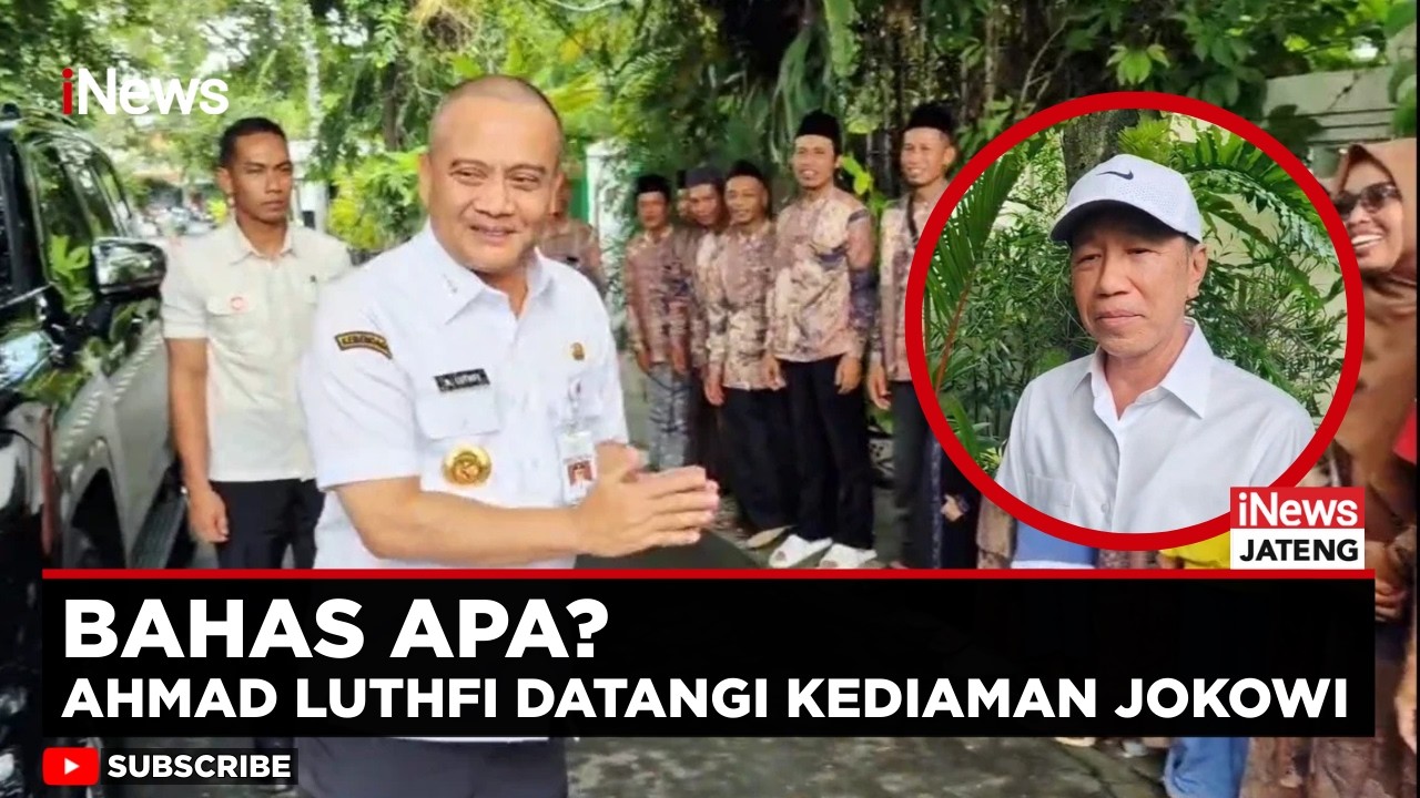 Bahas Apa? Pertemuan Tertutup Gubernur Jateng Ahmad Lutfi dan Jokowi di Solo | iNews Jateng