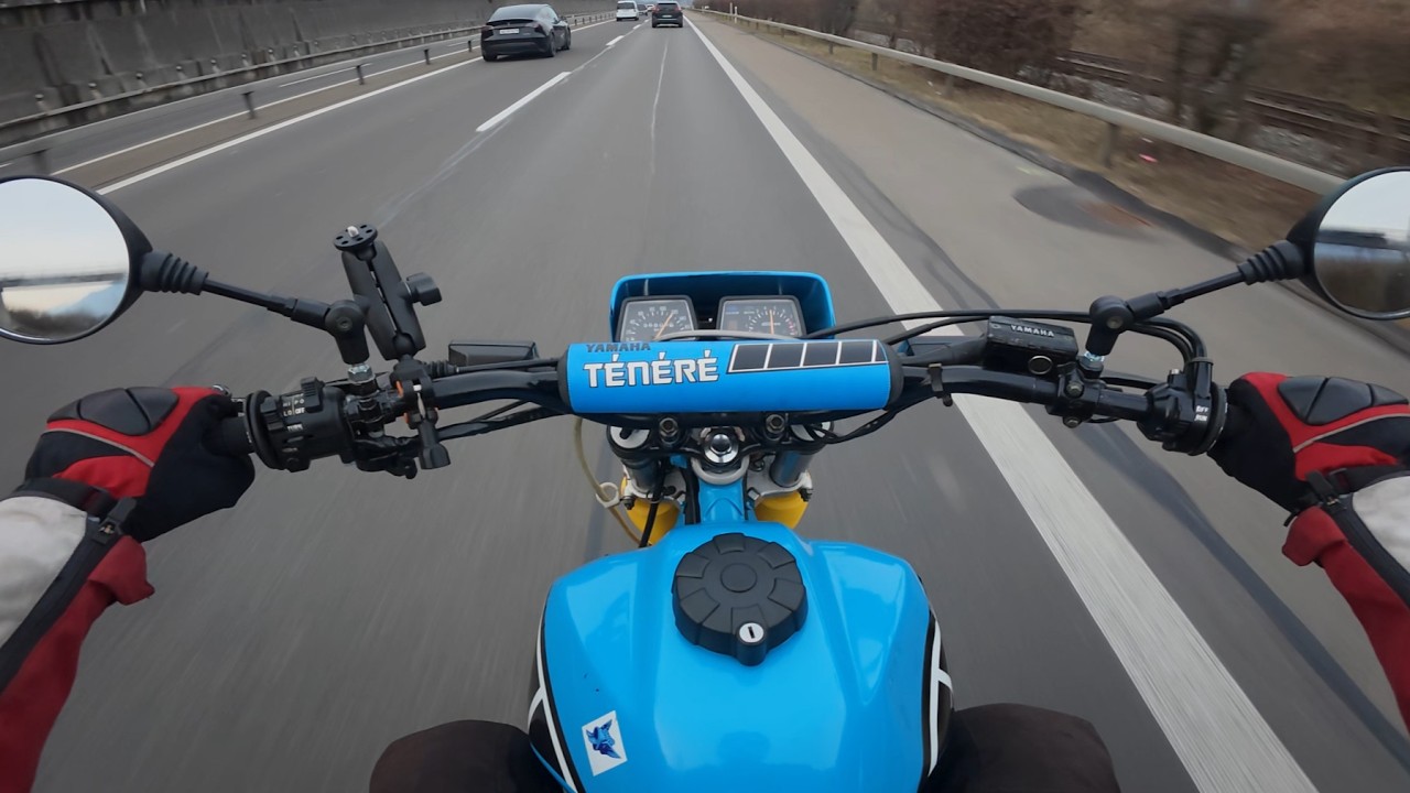 XT600Z Ténéré 34L – POV Ride & Highway Speed Test! Myth Busted?