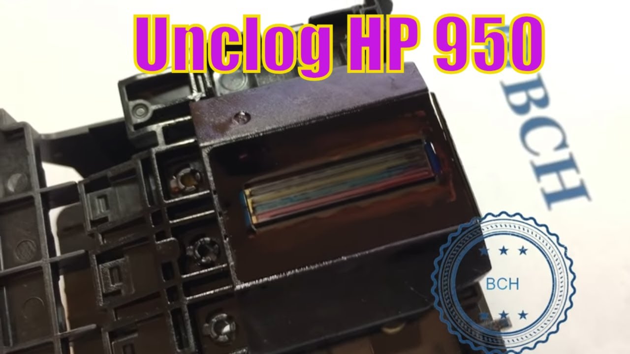 3 способа прочистить печатающую головку HP 950 - OfficeJet Pro 8100 8600 8610 8620 8630
