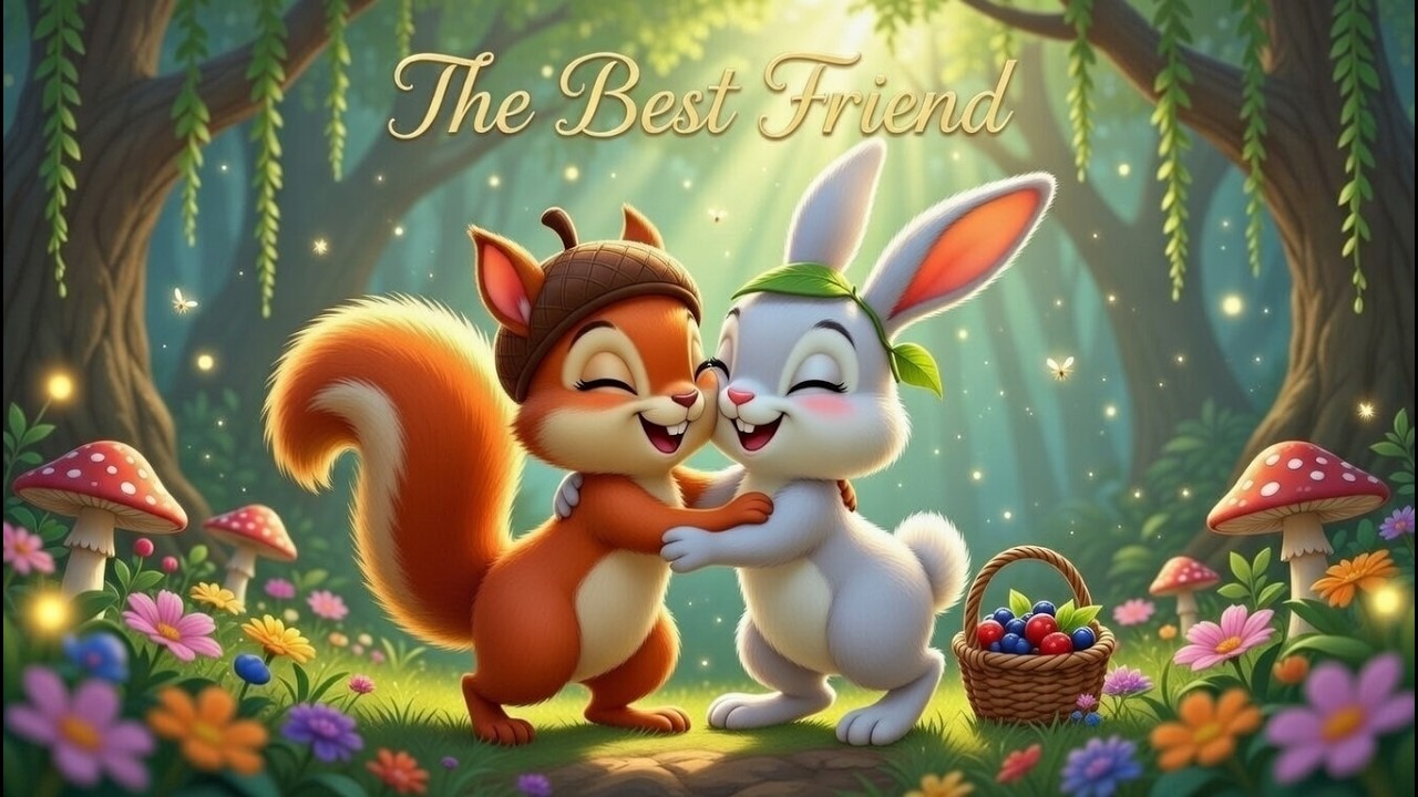 Squirrel & Rabbit Song 🐿️🐰 Best Friends Forever | Nursery Rhymes & Kids Songs for Babies