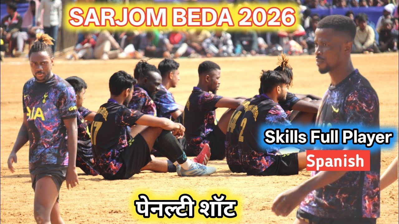 गजब का पेनल्टी Rising Santhal Kolkata 🆚 Sarhad Sikari Godda | Sarjom Beda Football Match 2026