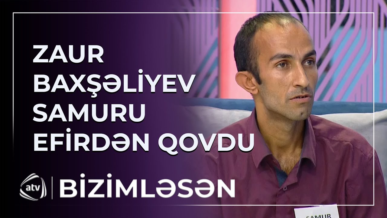 Studiyada gərgin anlar: Samur Tutuxanıma etdiyi təklifə görə efirdən QOVULDU / Bizimləsən