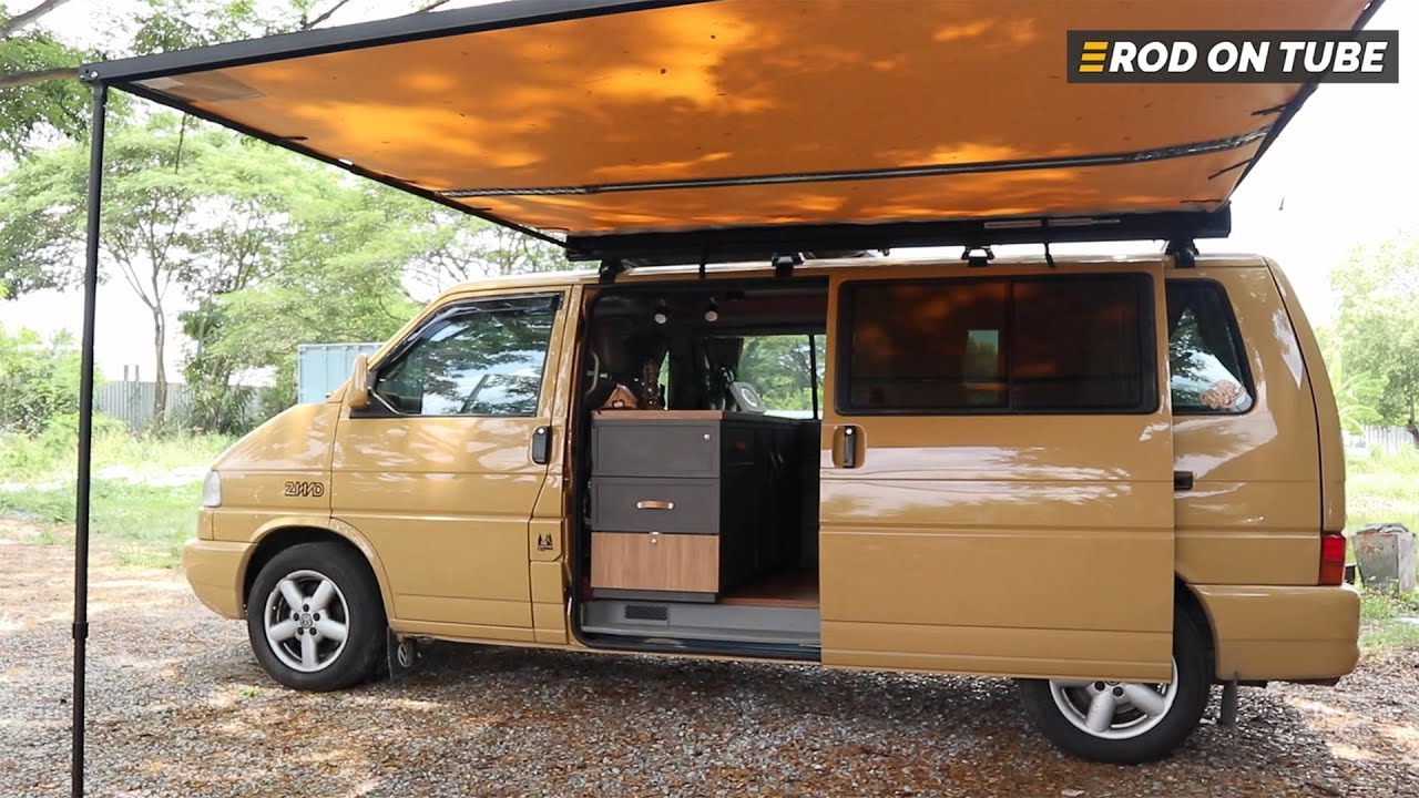 Volkswagen Caravelle T4 Camper มีครัวแบบฝรั่ง เบาะนั่งได้หลายแบบ และเก็บของได้เยอะๆ - Rod On Tube