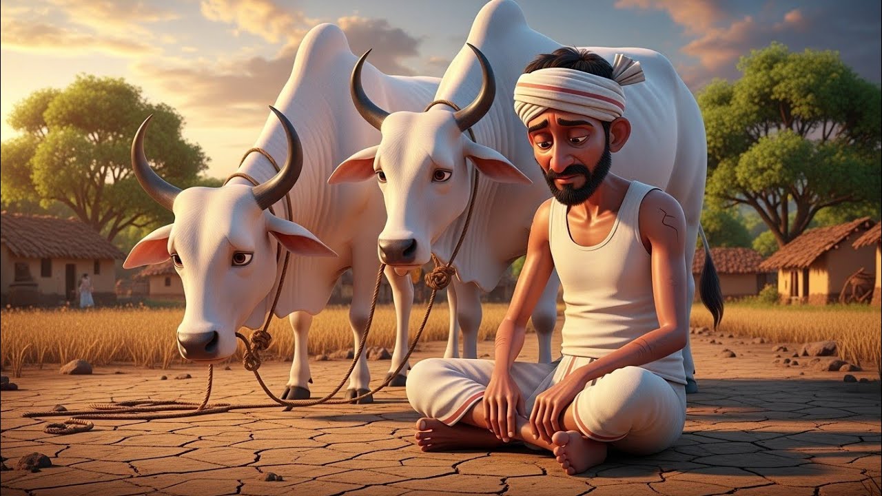 ईमानदारी की कीमत | दो बैलों का बलिदान | किसान गोविंद की अमर कहानी | Hindi Moral Story