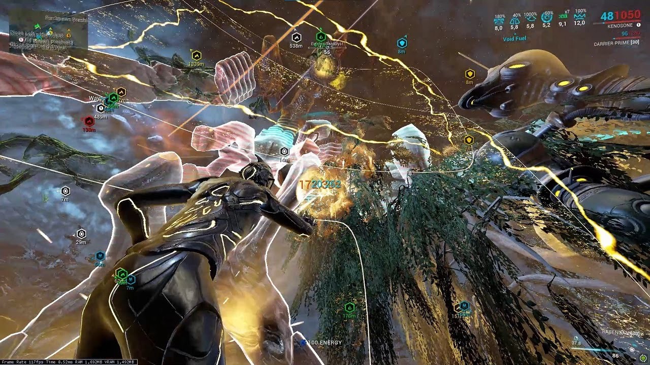 Warframe Eidolon Solo 4x3+1 (9:54.686 avg)