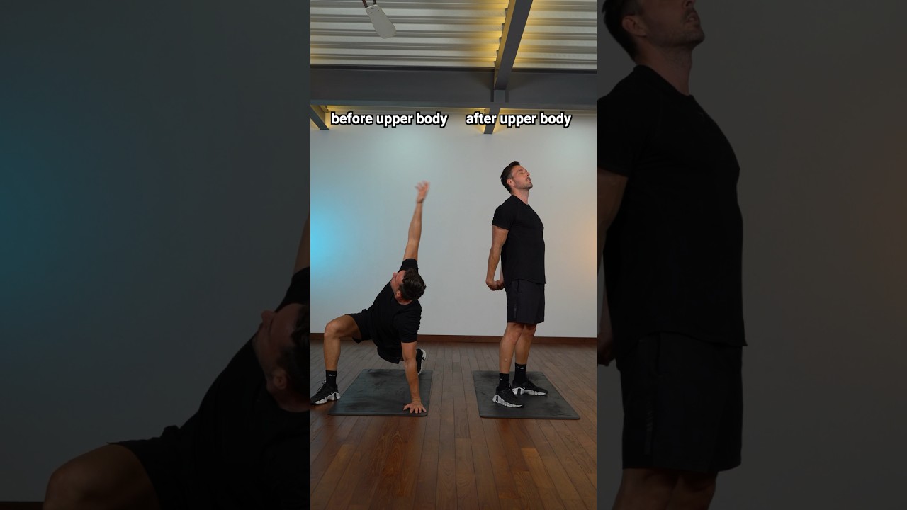 Upper body warm up & cool down ✅